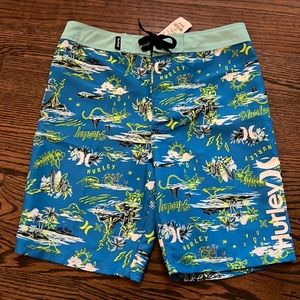Boys Hurley Swim Trunks